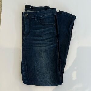 Harper Jeans with Black Velvet Seams